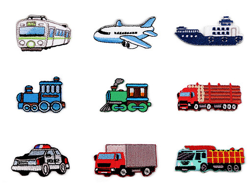 Patch thermocollant, Moyens de transport