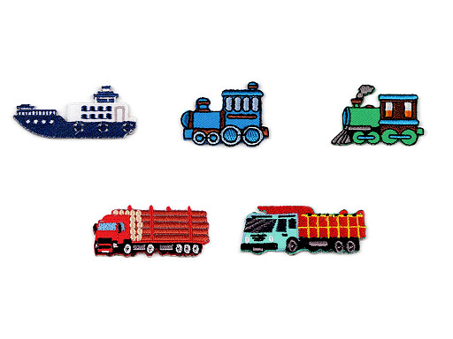 Patch thermocollant, Moyens de transport