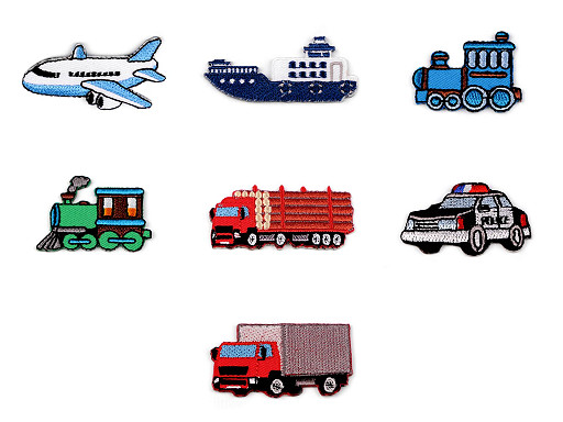 Iron-on Patch Means of Transport