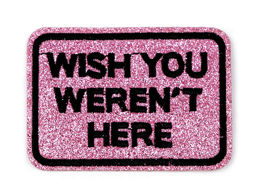 Iron-on Patch with Glitter