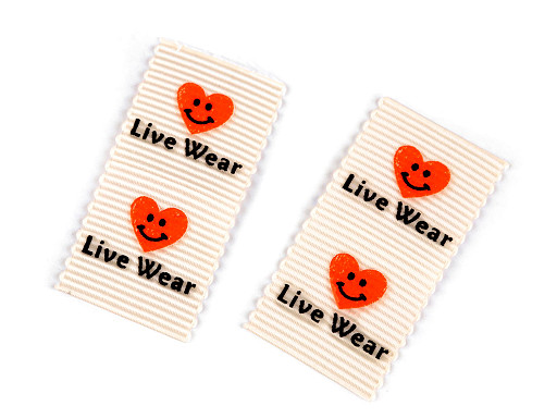 Patch/Étiquette à coudre, pour couture de vêtements, Smiley