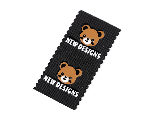 Nášivka / štítok do švov medveď