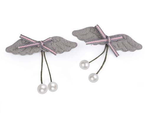 Applikation/Aufnäher Blume, Flügel