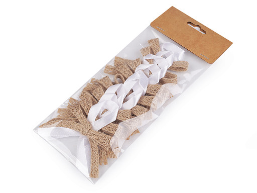 Wedding Jute Ribbon Bow 