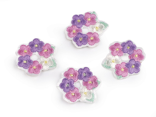 Θερμοκολλητικό μπάλωμα – λουλούδι