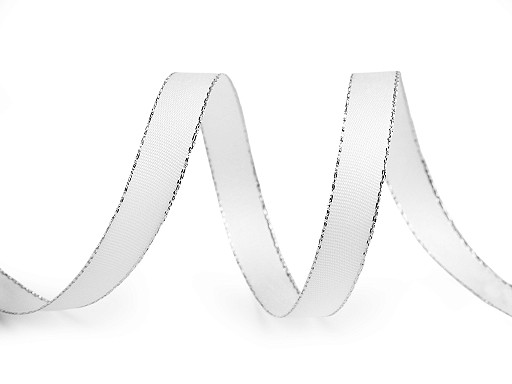 Stuha taftová šírka 9 mm s lurexom