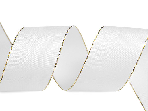 Панделка от тафта с лурекс, ширина 40 мм