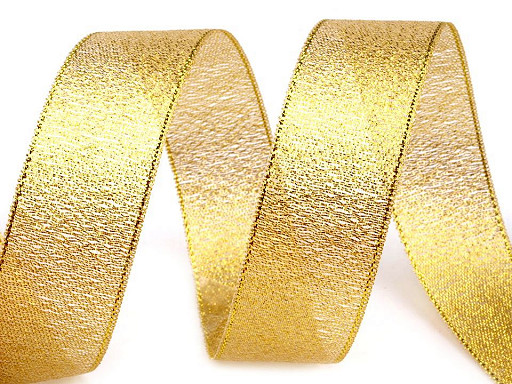 Christmas Ribbon width 25 mm with lurex