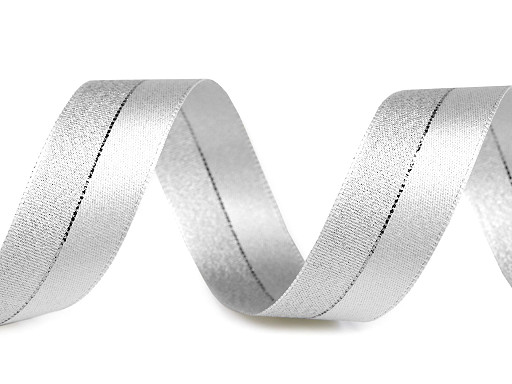 Wstążka z lureksem szerokość 25 mm