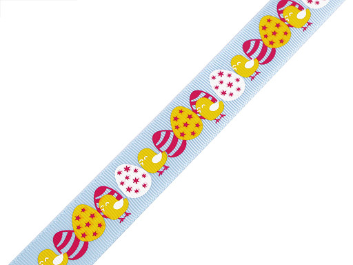 Easter grosgrain ribbon, width 25 mm