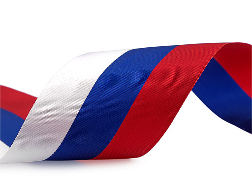 Τρίχρωμη κορδέλα Τσεχίας, πλάτος 50 mm