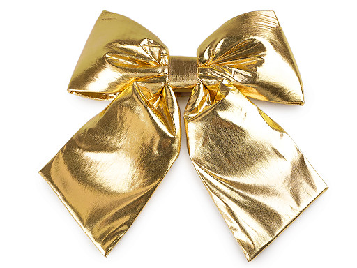 Vianočná mašľa metalická XXL 30x35 cm