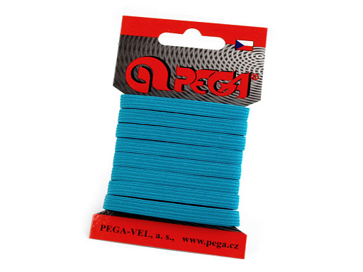 Wäscheband / Gummiband Breite 7 mm verschiedene Farben 
