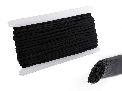 Lingerie Bra Strap Shoulder Elastic, filled width 5 mm