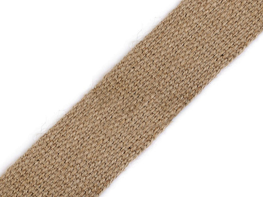 Sangle en jute, largeur 50 mm