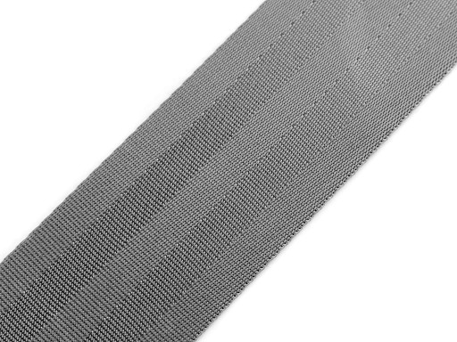 Smooth Double-sided Webbing Strap with shine, width 50 mm