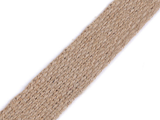 Sangle de jute, largeur 30 mm