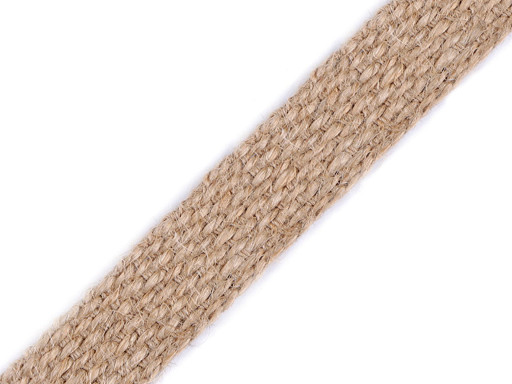 Sangle de jute, largeur 20 mm