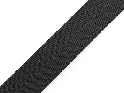 Polyester Webbing Strap, smooth, with shine, width 30 mm