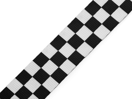 Smooth Double-sided Webbing Strap with a shine, width 38 mm