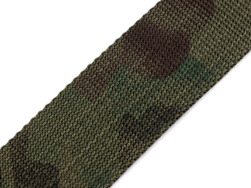 Camouflage Webbing Strap width 50 mm