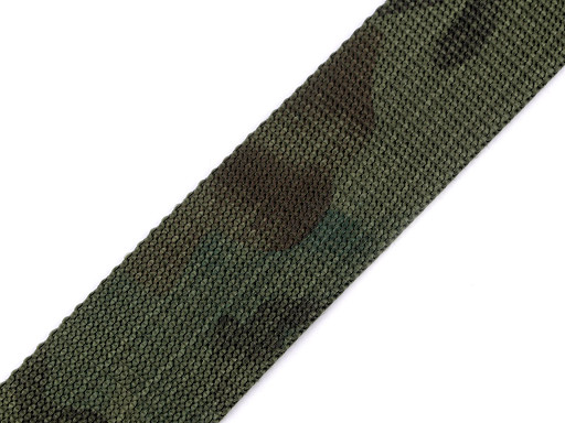 Camouflage Webbing Strap width 50 mm