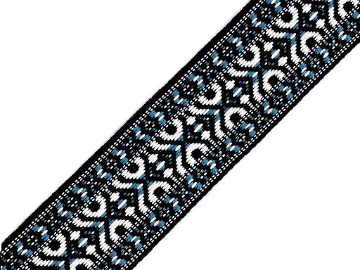 Cinta de jacquard para vestido, ancho 47 mm