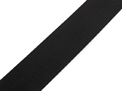 Hladký popruh s leskem šíře 32 mm