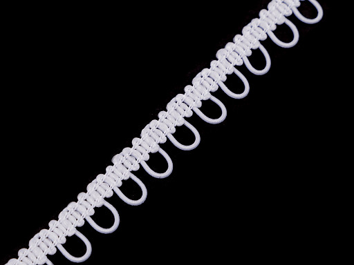 Trimming Braid with Stretch Loops for Buttons width 15 mm