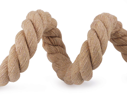 Sznurek bawełniany skręcany Ø20 mm macrame