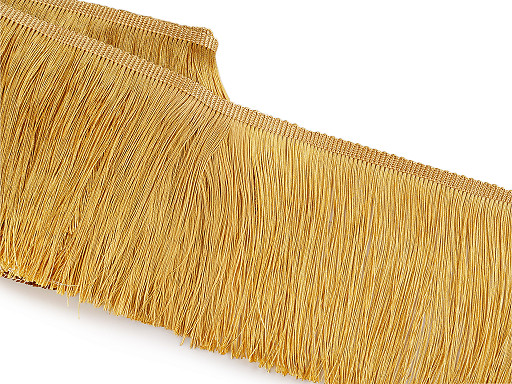 Fringe - shiny, dense, width 15.5 cm