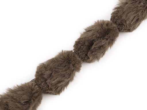 Varrható dísz szegő / műszörme 3 cm