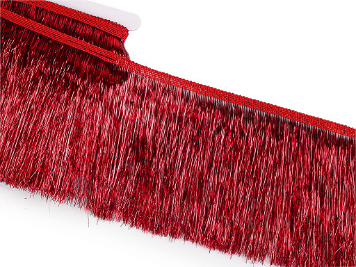 Frędzle metaliczne gęste szerokość 15 cm 