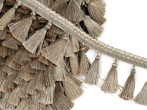 Prýmek / třásně husté šíře 90 mm