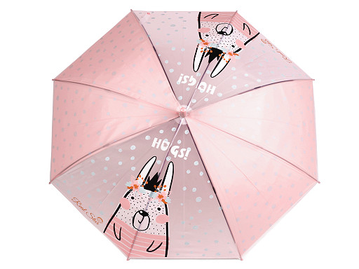Detský vystreľovací dáždnik medveď, zajac