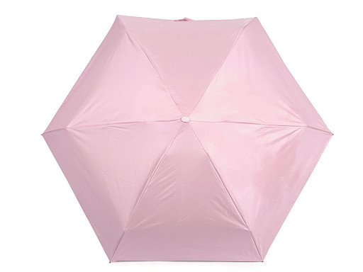 Mini-ombrello pieghevole, con custodia fornita in dotazione