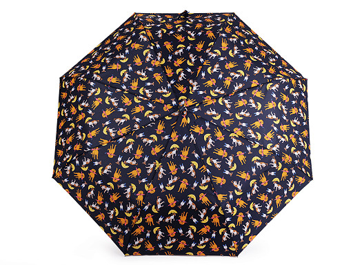 Parapluie pliant à ouverture automatique, pour femme, Chiens