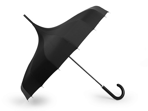 Parapluie pour femme avec poignée en cuir