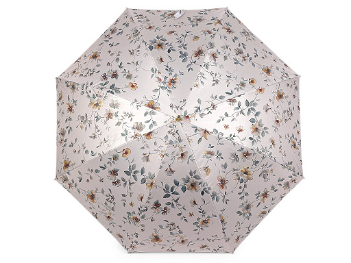 Dámský vystřelovací deštník květy