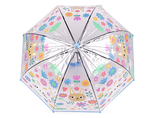 Automatikschirm Kinder transparent