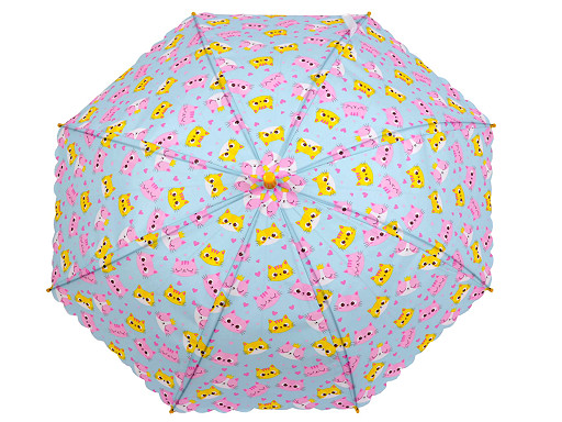 Umbrelă pentru copii curcubeu, dinozaur, rachetă, pisică