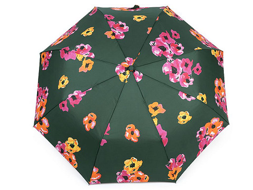 Ladies Folding Auto-open Umbrella Flowers