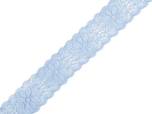 Liseré élastique en dentelle, largeur 30 mm