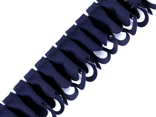 Volánik žoržetový vysekávaný šírka 45 mm