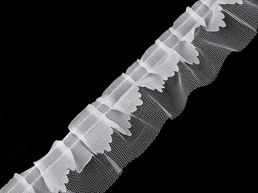 Tulle Ruffle Trim width 45 mm