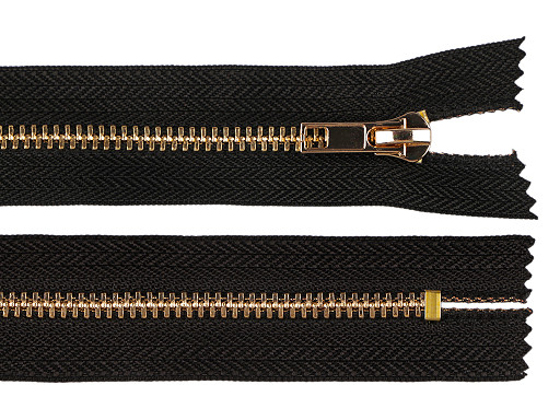 Kovový zips No 5 dĺžka 12 cm (jeansový)