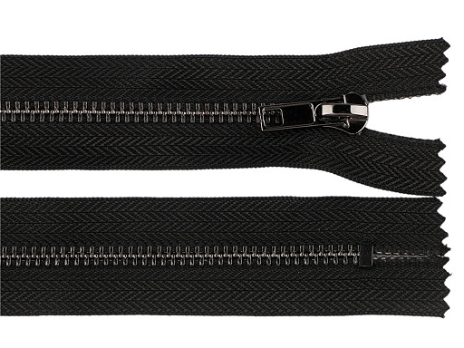 Kovový zips No 5 dĺžka 12 cm (jeansový)