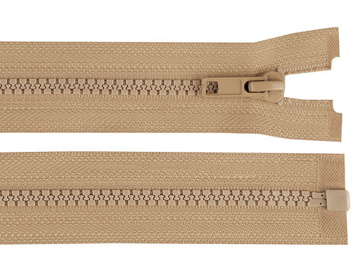 Chiusura lampo in plastica. n. 5, lunghezza: 95 cm, giacca