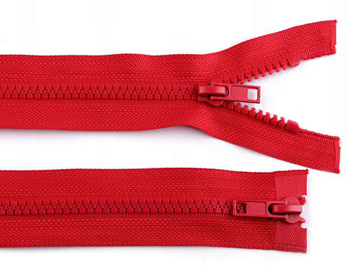 Two-Way Plastic Jacket Zipper 5 mm, 2 sliders length 100 cm