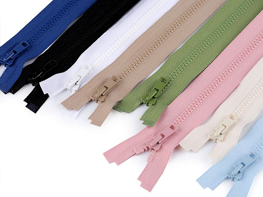 Kostěný zip YKK No 3 délka 55 cm
